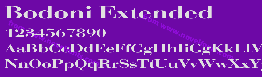 Bodoni ExtendedPreview