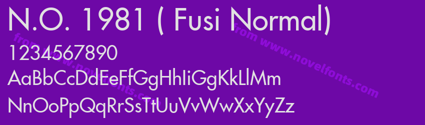 N.O. 1981 ( Fusi Normal)Preview