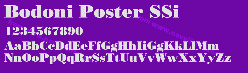 Bodoni Poster SSiPreview