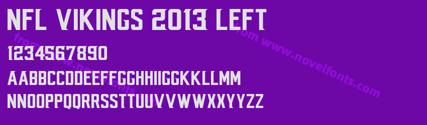 NFL Vikings 2013 LeftPreview