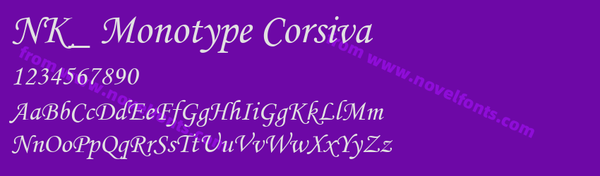 NK_ Monotype CorsivaPreview