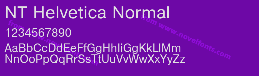 NT Helvetica NormalPreview