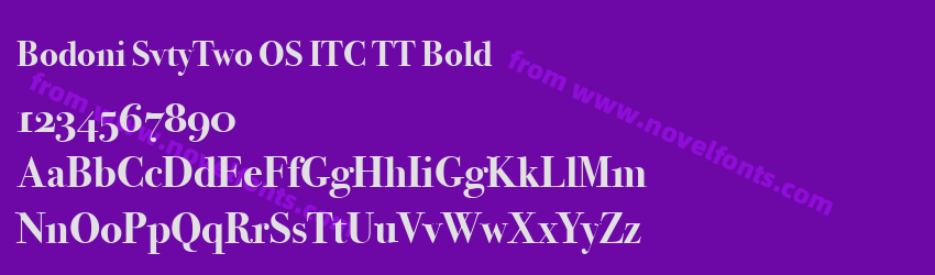 Bodoni SvtyTwo OS ITC TT BoldPreview