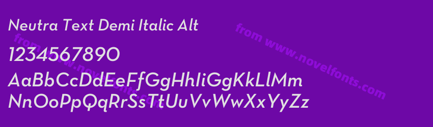 Neutra Text Demi Italic AltPreview