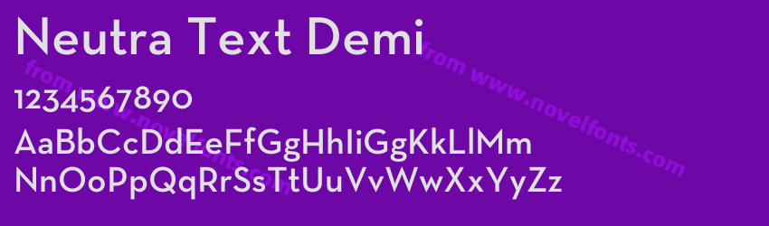 Neutra Text DemiPreview