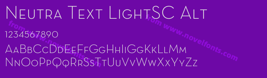 Neutra Text LightSC AltPreview