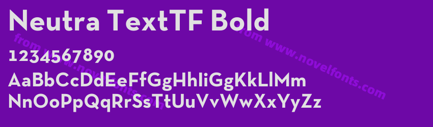 Neutra TextTF BoldPreview