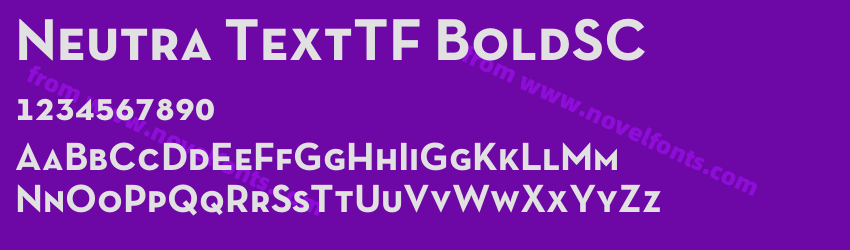 Neutra TextTF BoldSCPreview