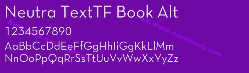 Neutra TextTF Book AltPreview