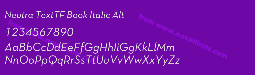 Neutra TextTF Book Italic AltPreview