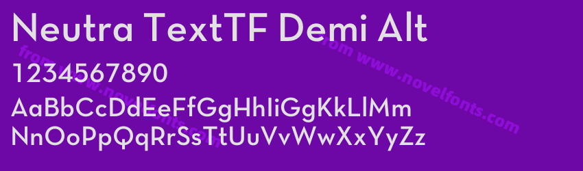 Neutra TextTF Demi AltPreview