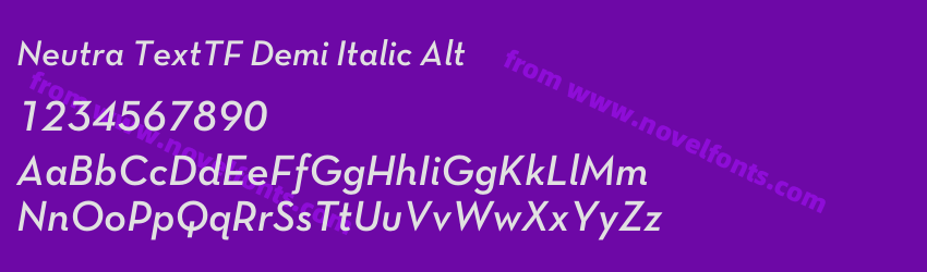 Neutra TextTF Demi Italic AltPreview