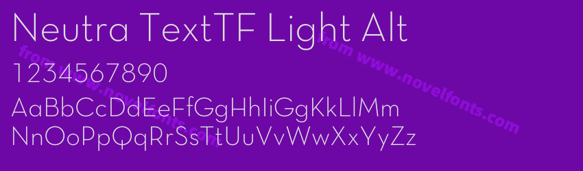 Neutra TextTF Light AltPreview