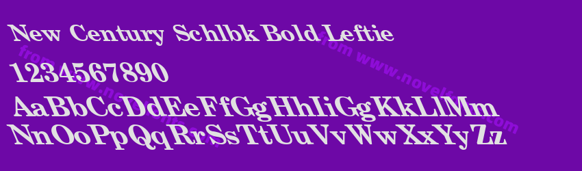 New Century Schlbk Bold LeftiePreview