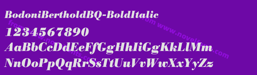 BodoniBertholdBQ-BoldItalicPreview