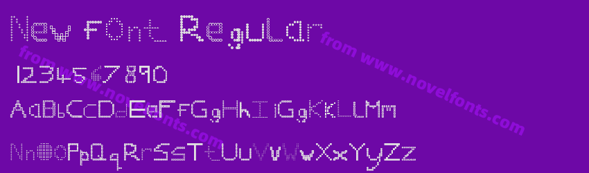 New font RegularPreview