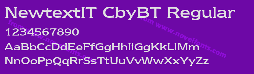 NewtextIT CbyBT RegularPreview