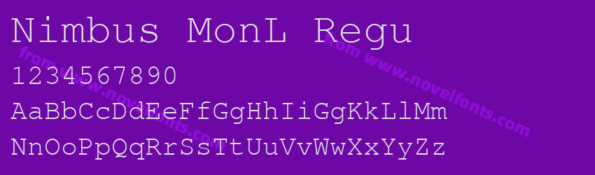 Nimbus MonL ReguPreview