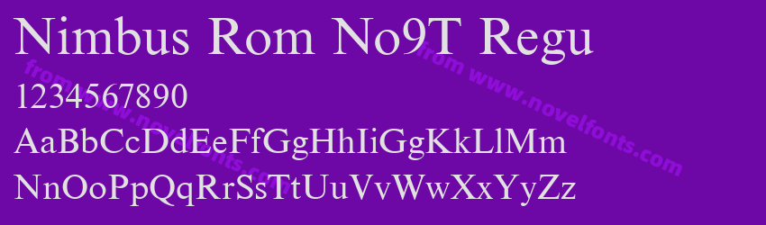 Nimbus Rom No9T ReguPreview