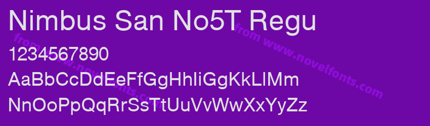 Nimbus San No5T ReguPreview