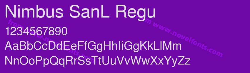 Nimbus SanL ReguPreview