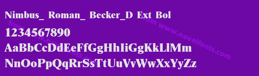 Nimbus_ Roman_ Becker_D Ext BolPreview