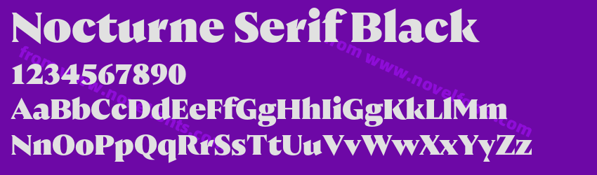 Nocturne Serif BlackPreview