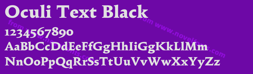 Oculi Text BlackPreview