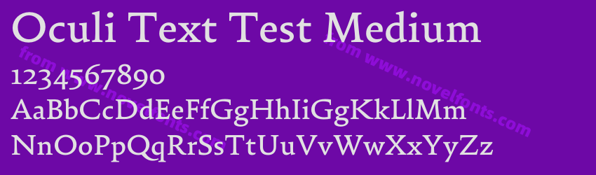 Oculi Text Test MediumPreview