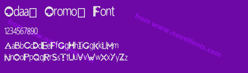 Odaa_ Oromo_ FontPreview