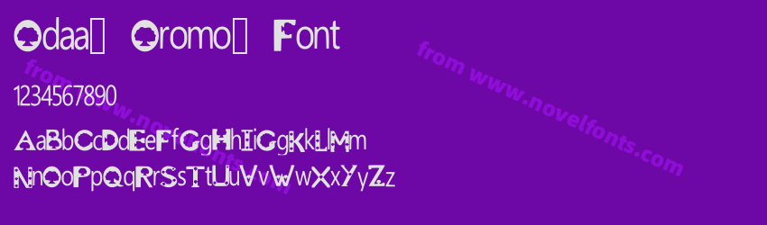 Odaa_ Oromo_ FontPreview