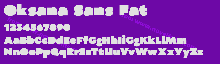 Oksana Sans FatPreview