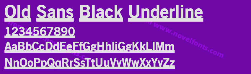 OldSansBlackUnderlinePreview