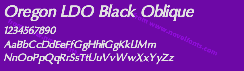 Oregon LDO Black ObliquePreview