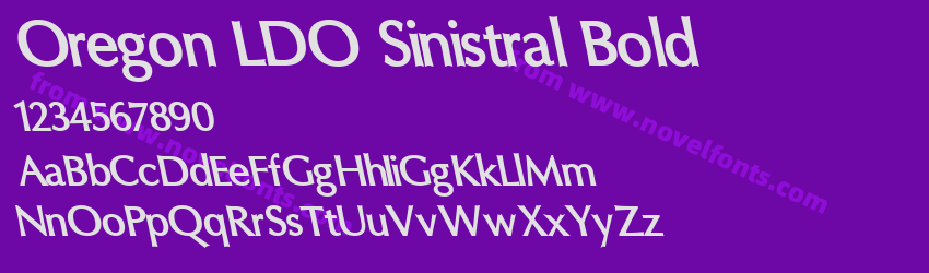 Oregon LDO Sinistral BoldPreview