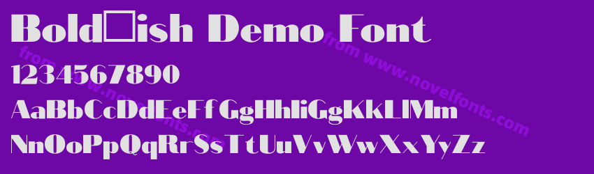 Bold-ish Demo FontPreview