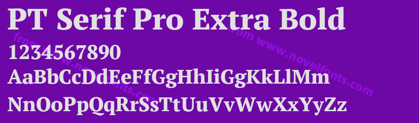 PT Serif Pro Extra BoldPreview