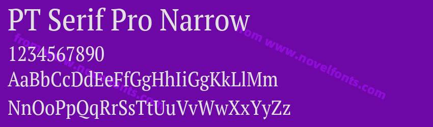 PT Serif Pro NarrowPreview