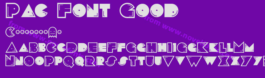 Pac Font GoodPreview