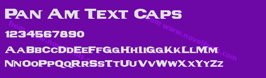 Pan Am Text CapsPreview