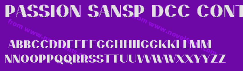 Passion SansP Dcc ContourPreview