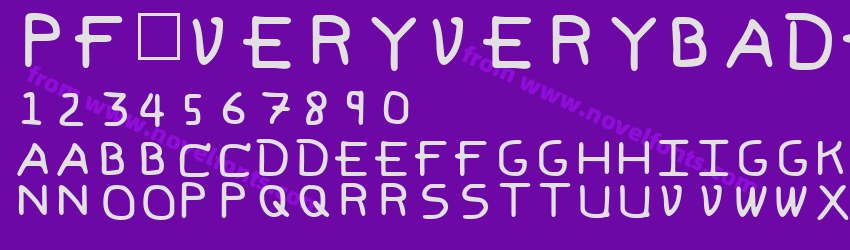 Pf_veryverybadfont6Preview