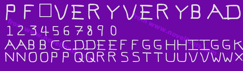 Pf_veryverybadfont7Preview