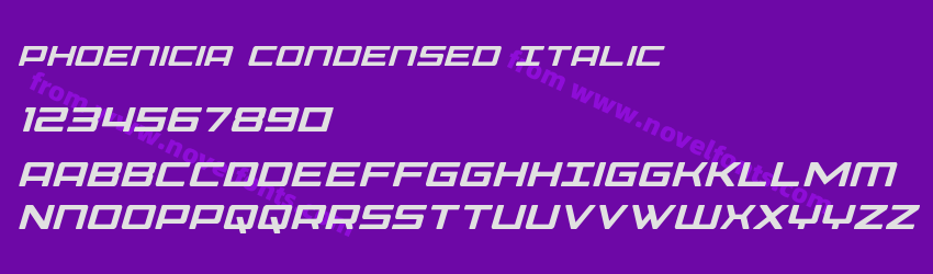 Phoenicia Condensed ItalicPreview