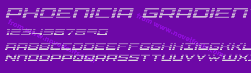 Phoenicia Gradient ItalicPreview