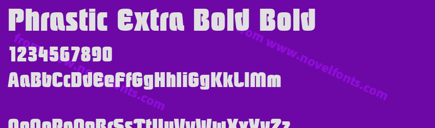 Phrastic Extra Bold BoldPreview