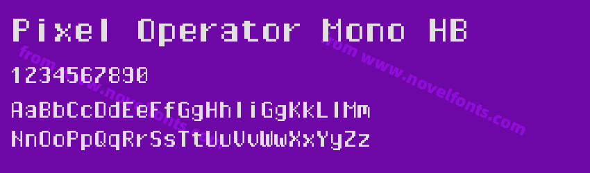 Pixel Operator Mono HBPreview