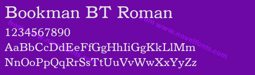 Bookman BT RomanPreview