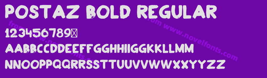 Postaz Bold RegularPreview