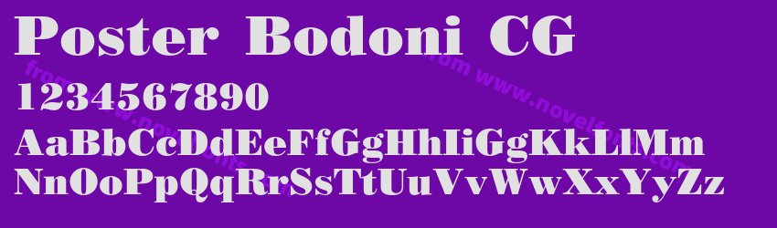 Poster Bodoni CGPreview